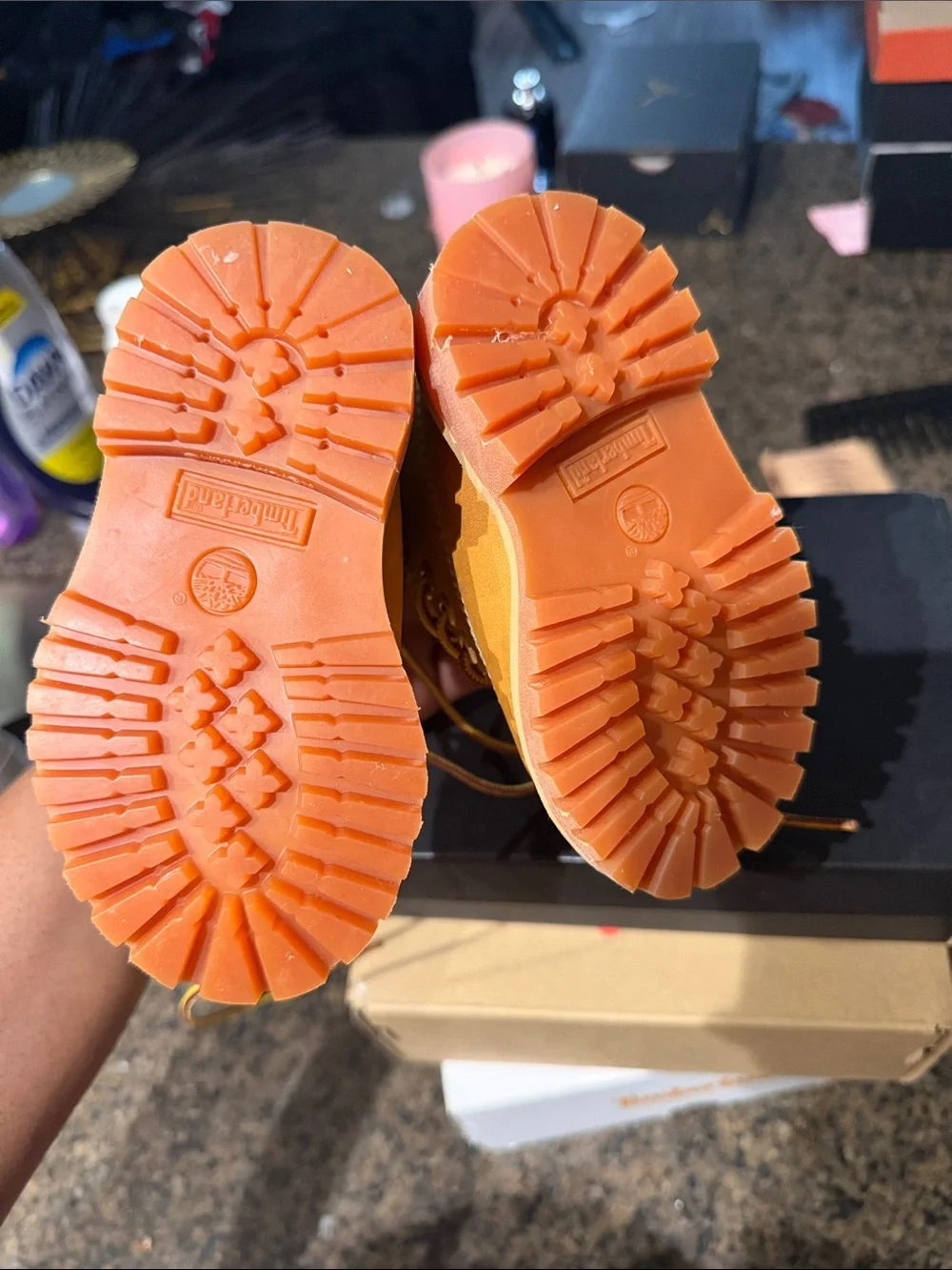 Timberland Kids Wheat/Tan Waterproof Lace-Up Boots
